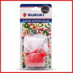 Original Suzuki genuine scented beads in rose flavor for car interior fragrance, official Suzuki parts accessory.