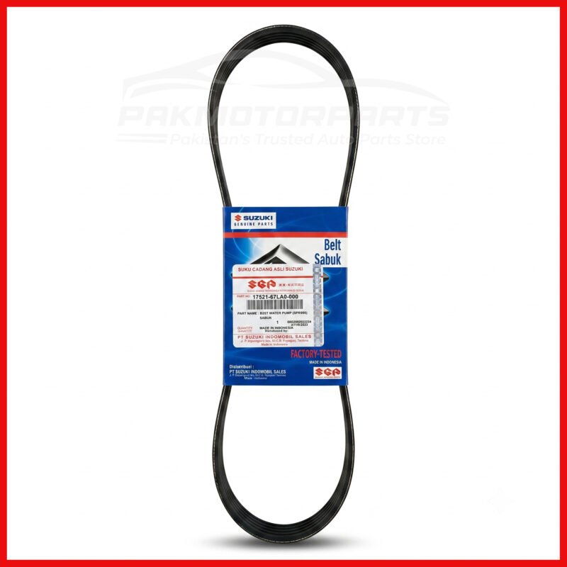 Suzuki Wagon R Genuine Fan Belt- high-strength drive belt by Pak Motor Parts Pakistan.