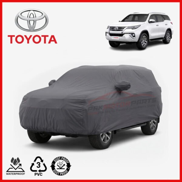 Toyota Fortuner top cover rubber coated